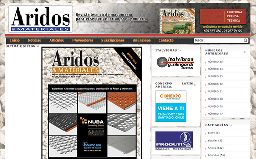 Aridos y materiales